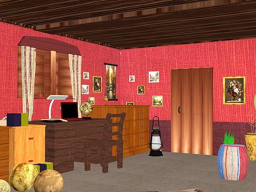 Maya建模之《宿舍的一角》