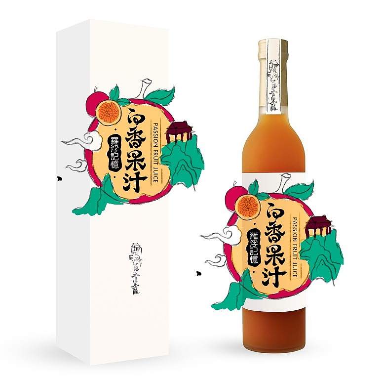 百香果汁包装（图ZMTI2MjA3ODM2） - 包装 - 站酷设计师有空设计原创素材 - 站酷ZCOOL