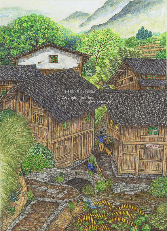 绘本《那山那人那狗》（图ZMjY1MDYxODE2） - 绘本 - 站酷设计师图拉de橡胶球原创素材 - 站酷ZCOOL