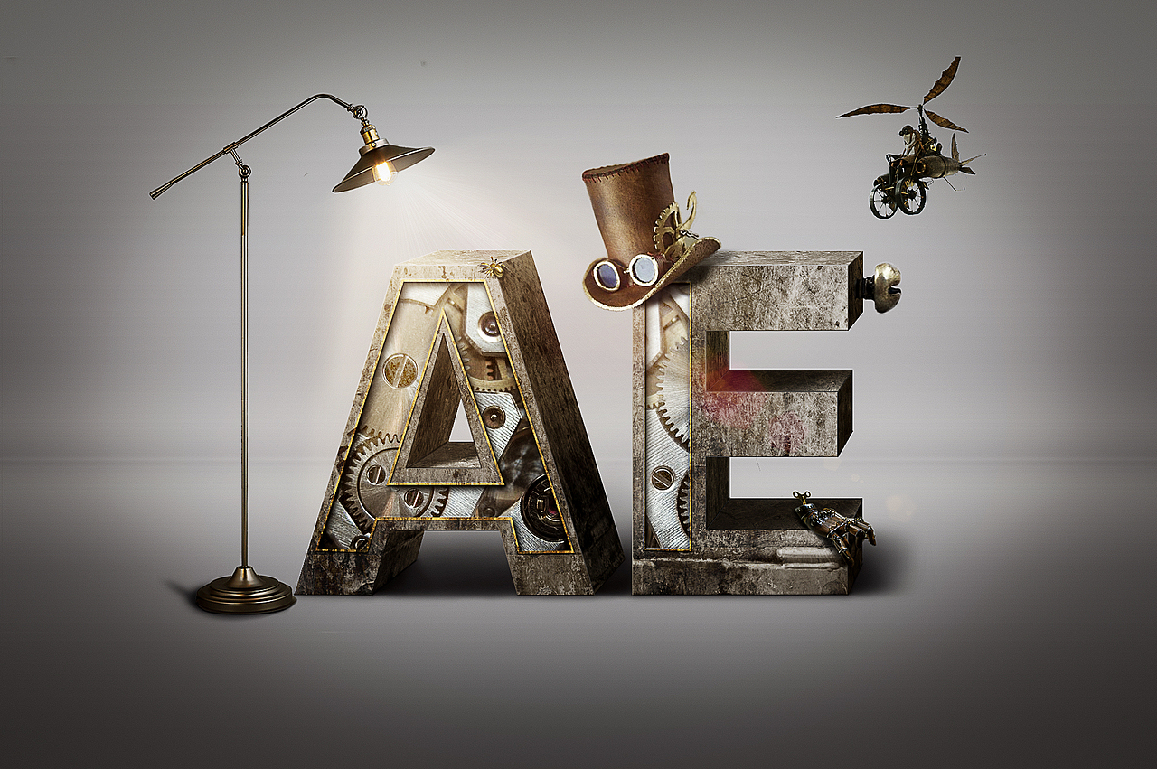 关于字体材质贴图的小练习~