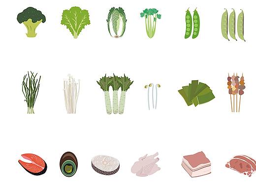 常见食物图形100+