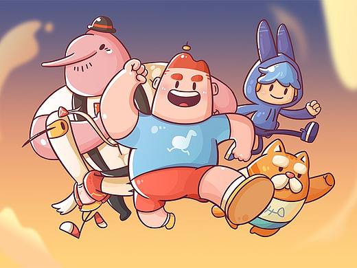 原创卡通IP-鼓小浪系列
