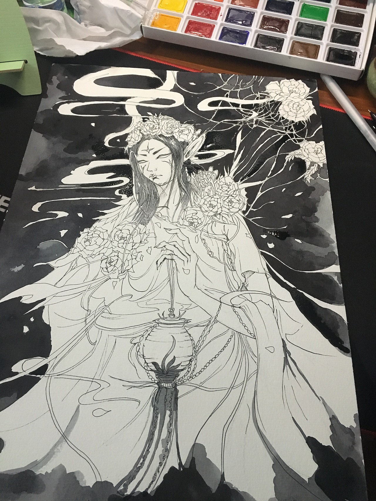 《歸魂》（圖ZMTE0MjcxMzI0） - 創(chuàng)作習(xí)作 - 站酷設(shè)計師手中筆原創(chuàng)素材 - 站酷ZCOOL