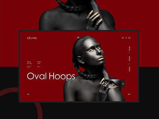 赛琳网页概念稿（个人主页-ZNDY4NTE4NTI=） - 企业官网 - 站酷设计师尨茴Aurora2333原创素材 - 站酷ZCOOL