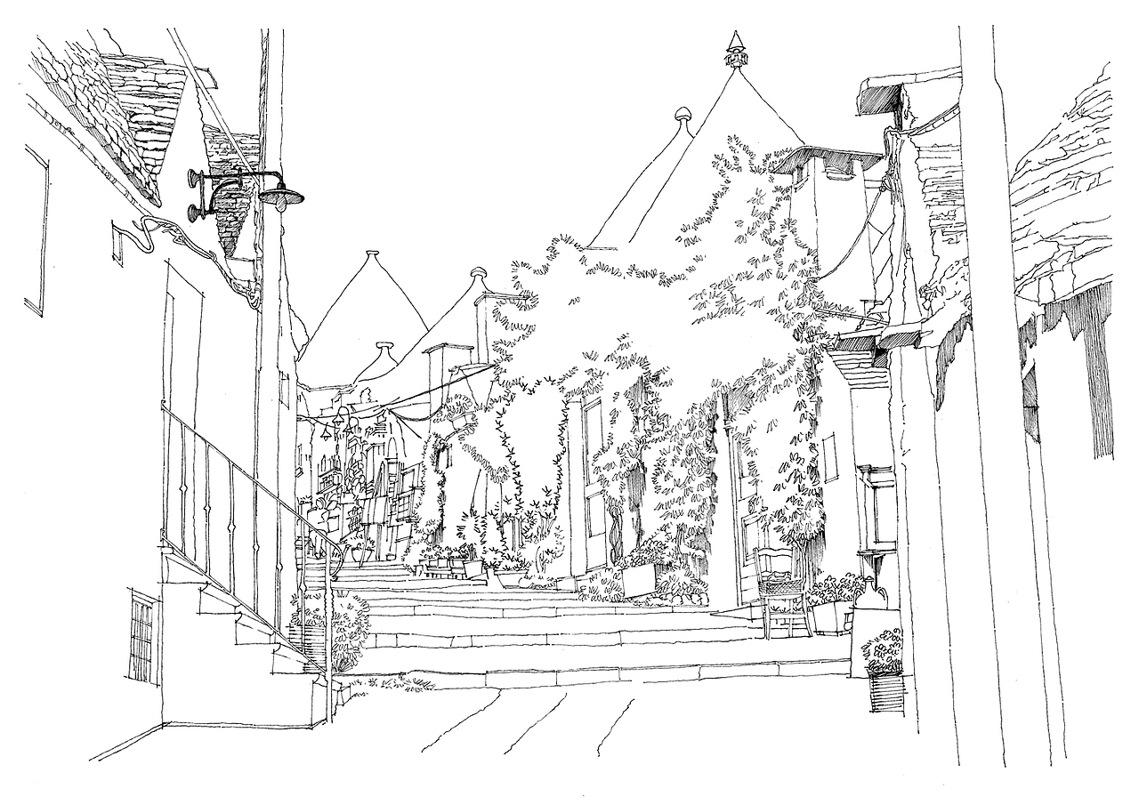 建筑写生——意大利（图ZNDczMzA3NTY=） - 建筑设计 - 站酷设计师攻克先生代光钢原创素材 - 站酷ZCOOL