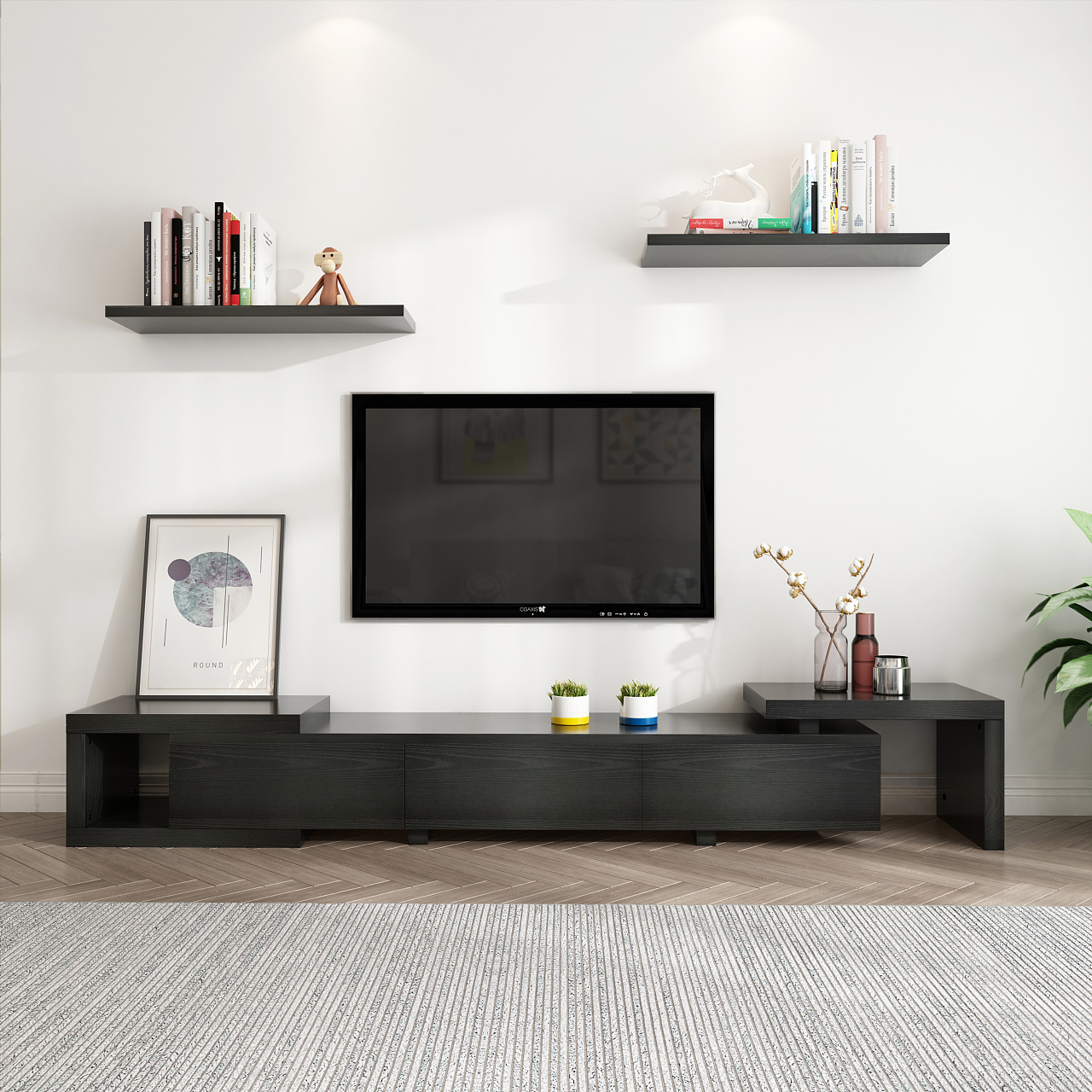 家具3D效果图-电视柜、茶几、沙发、斗柜|工业/产品|家具|wangzhongsai - 原创作品 - 站酷 (ZCOOL)