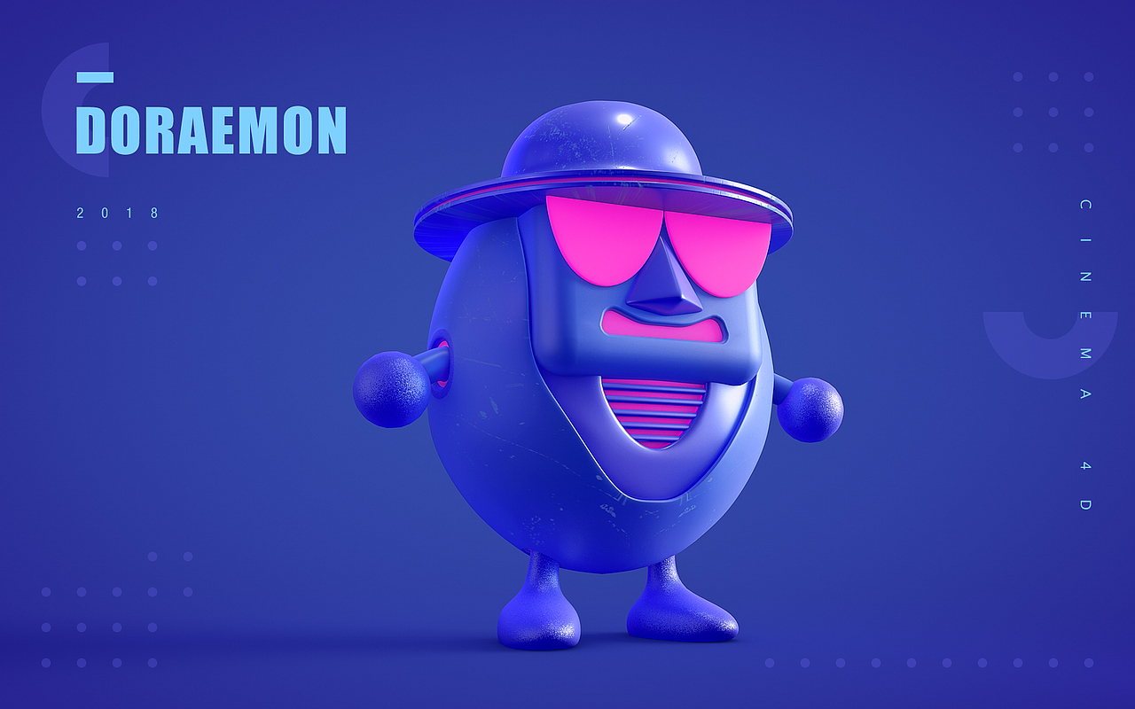Doraemon（图ZMTExNzIxOTEy） - 其他三维 - 站酷设计师Cian_x原创素材 - 站酷ZCOOL