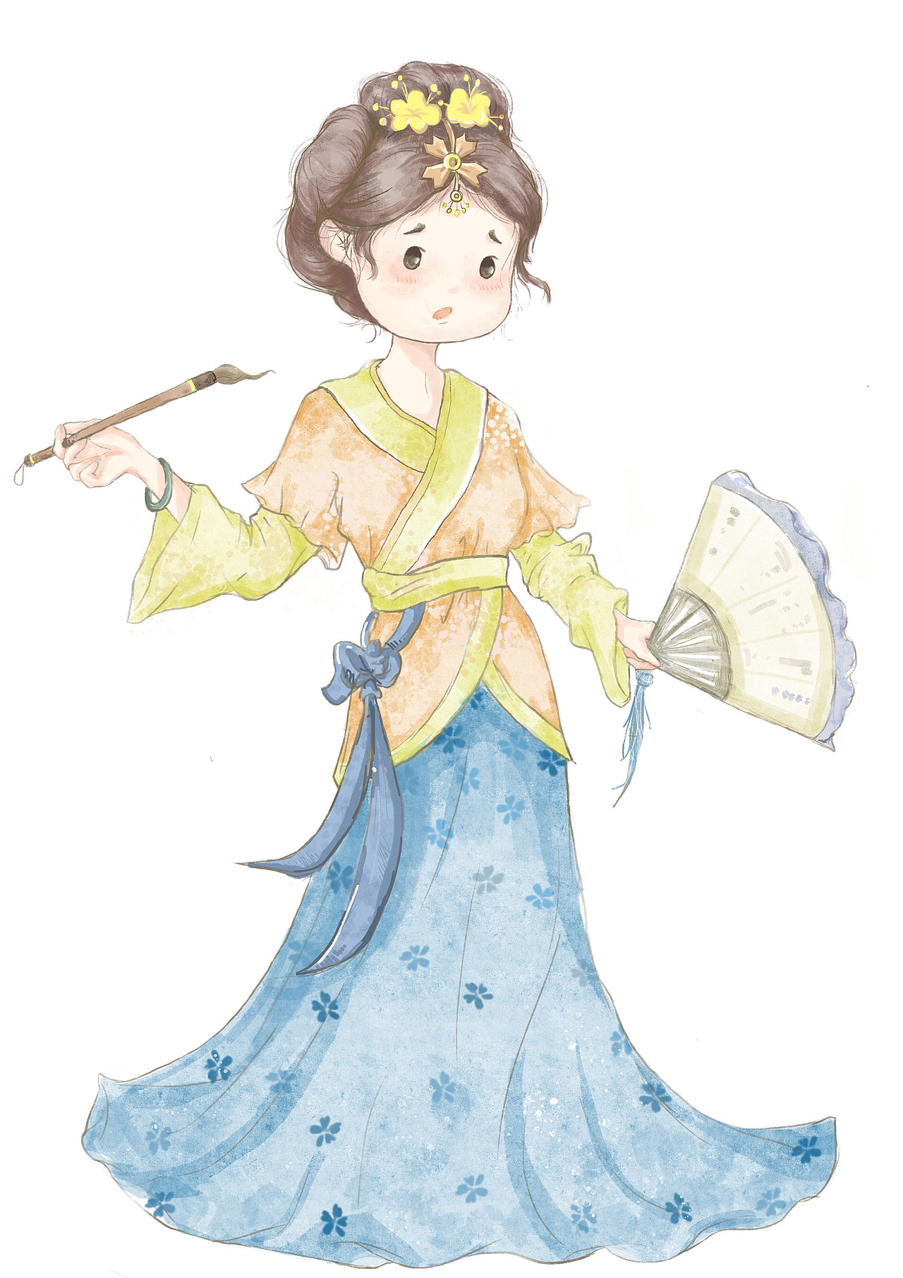 古风原创日常q版小人