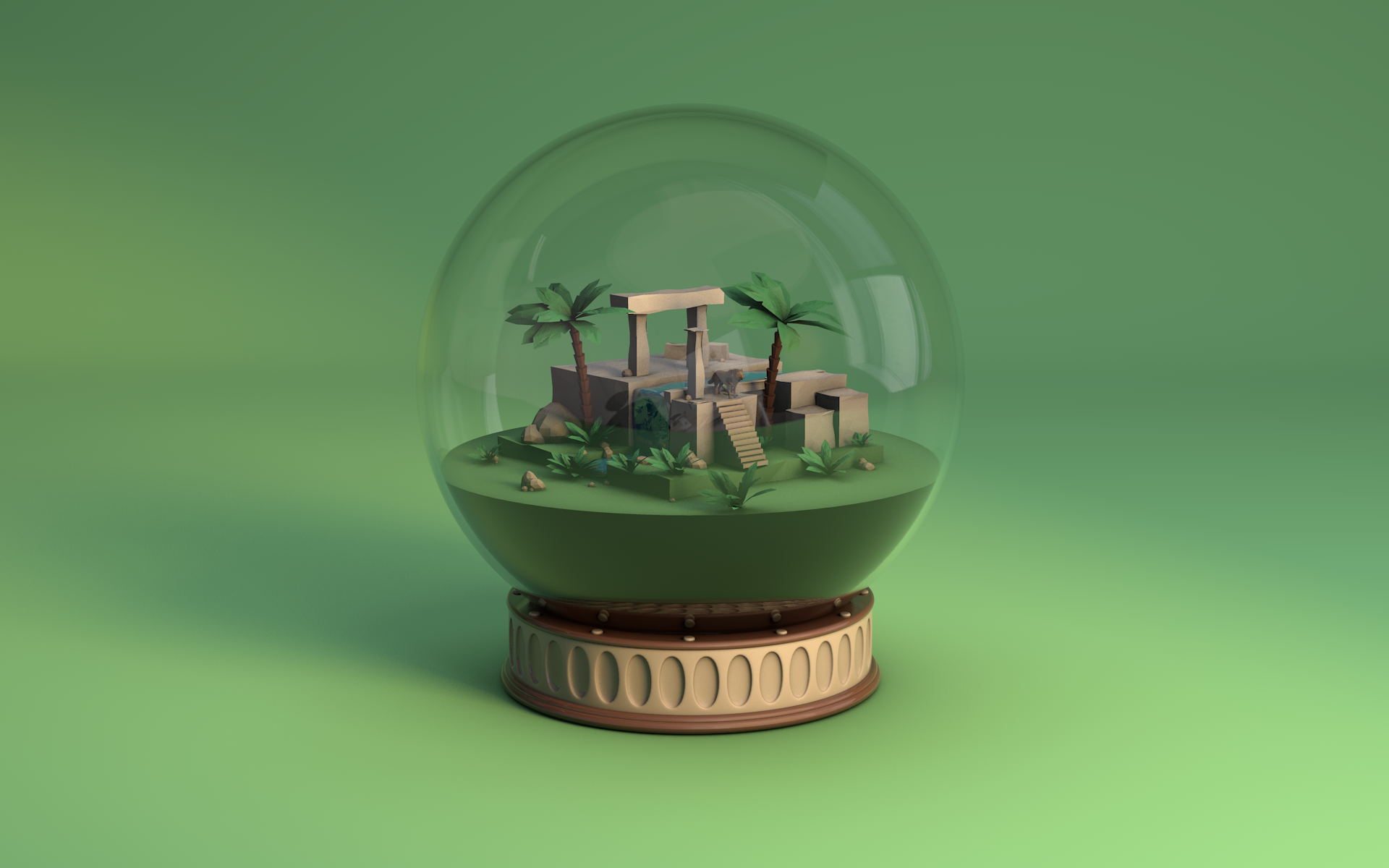 c4d小场景搭建渲染合集