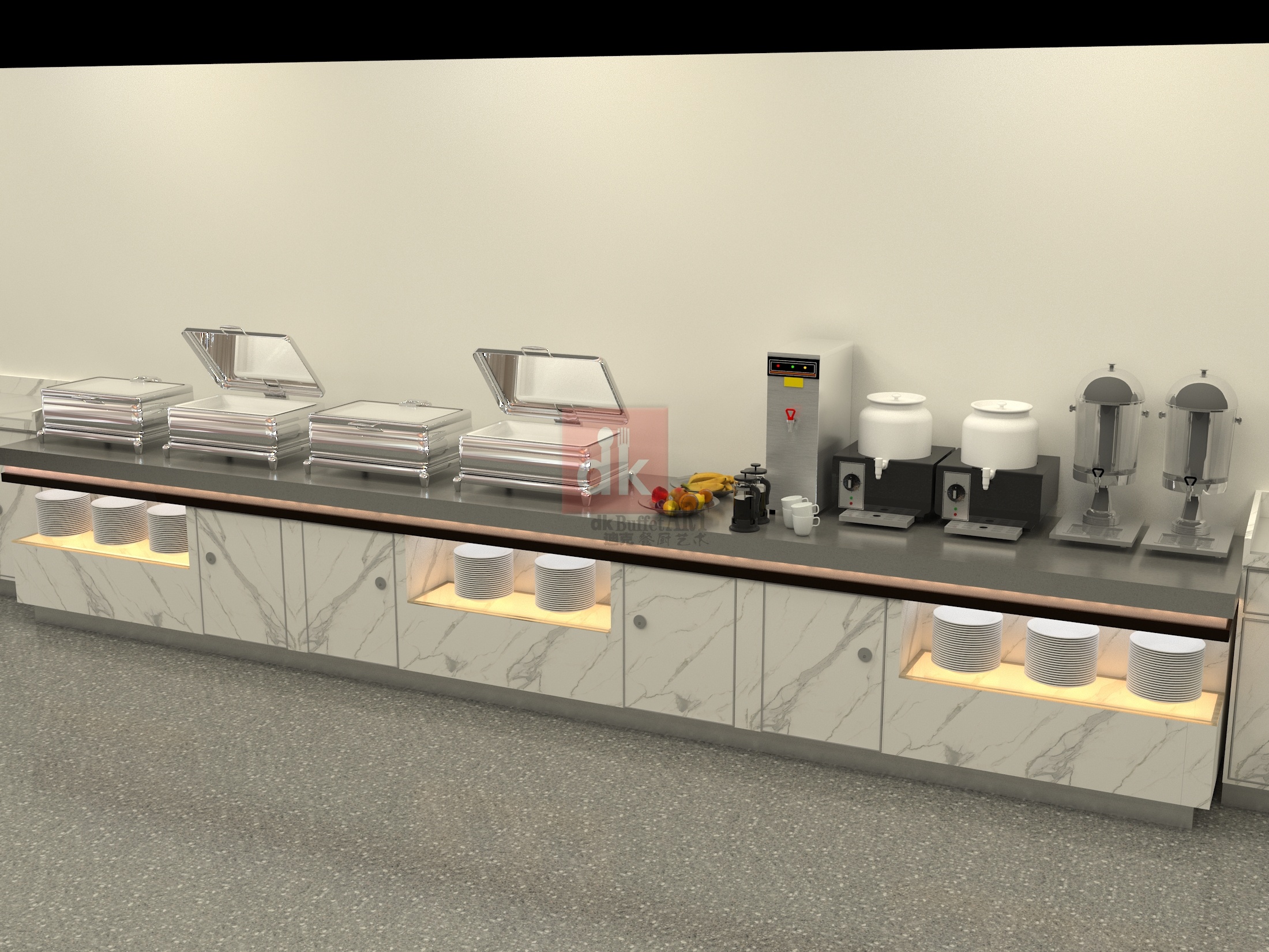 自助餐台定制  酒店餐饮家具 自助餐桌 自助餐设备