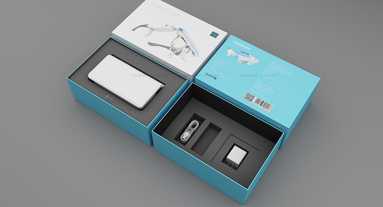 智能近视眼镜包装设计方案