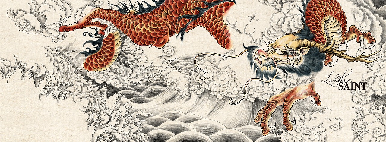 腾龙卡通版 saint新作（图ZMjg2MDUzMDMy） - 新锐潮流插画 - 站酷设计师saint5原创素材 - 站酷ZCOOL