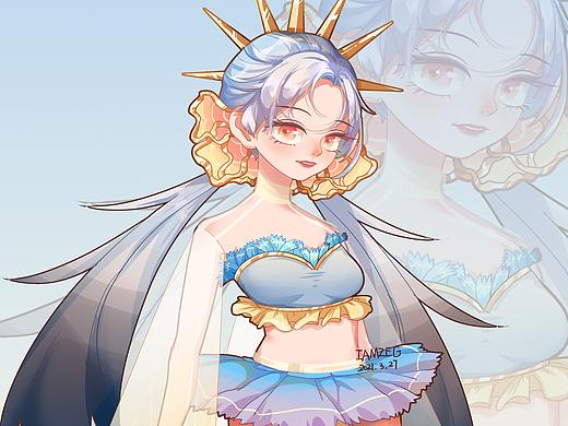 立绘练习（个人主页-ZNTE2NTIxNTY=） - 创作习作 - 站酷设计师TETEE原创素材 - 站酷ZCOOL