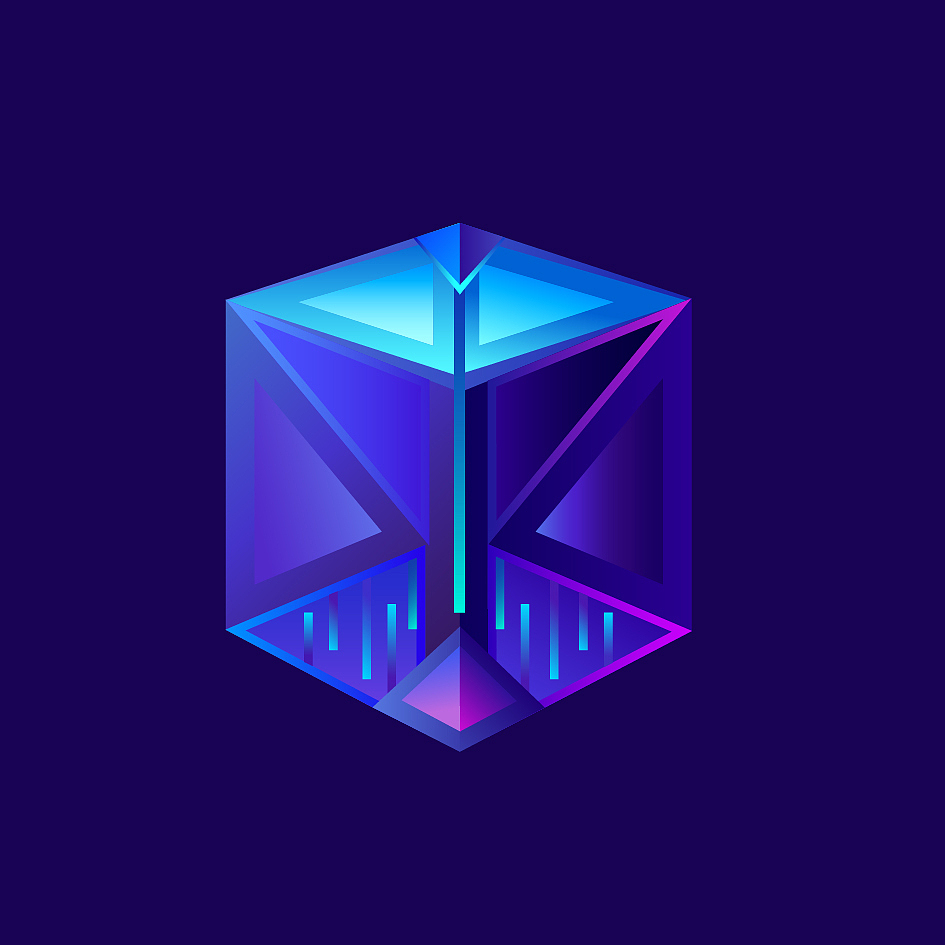 渐变科技感创意图形