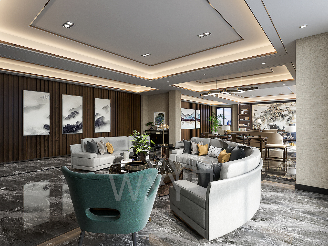 工装|新中式禅意办公室