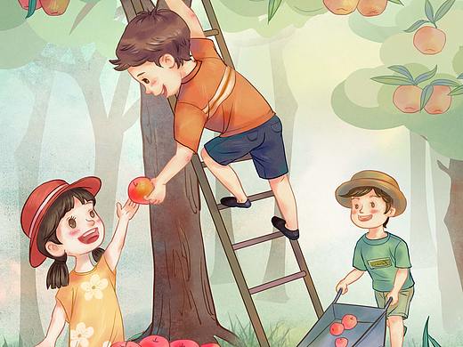 快樂(lè)勞動(dòng)的小盆友（個(gè)人主頁(yè)-ZNTQxOTExNzI=） - 商業(yè)插畫 - 站酷設(shè)計(jì)師影舞人間原創(chuàng)素材 - 站酷ZCOOL