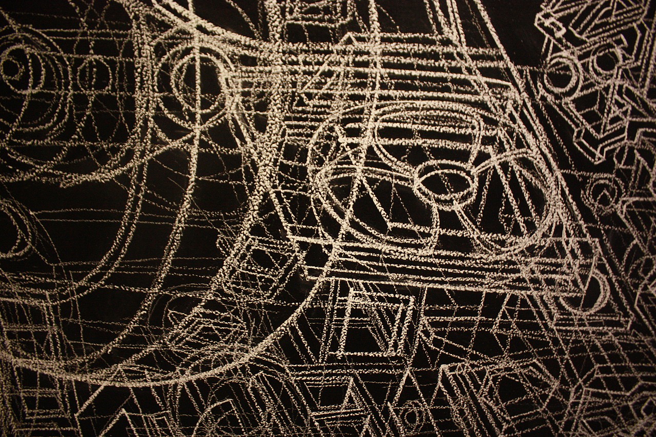 粉笔画《高达》