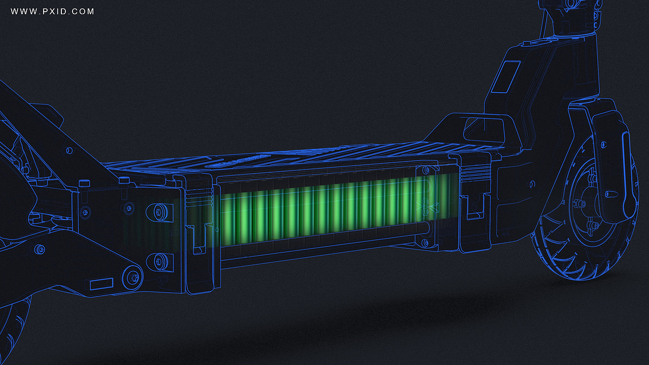 H1电动滑板车设计-PXID工业设计
