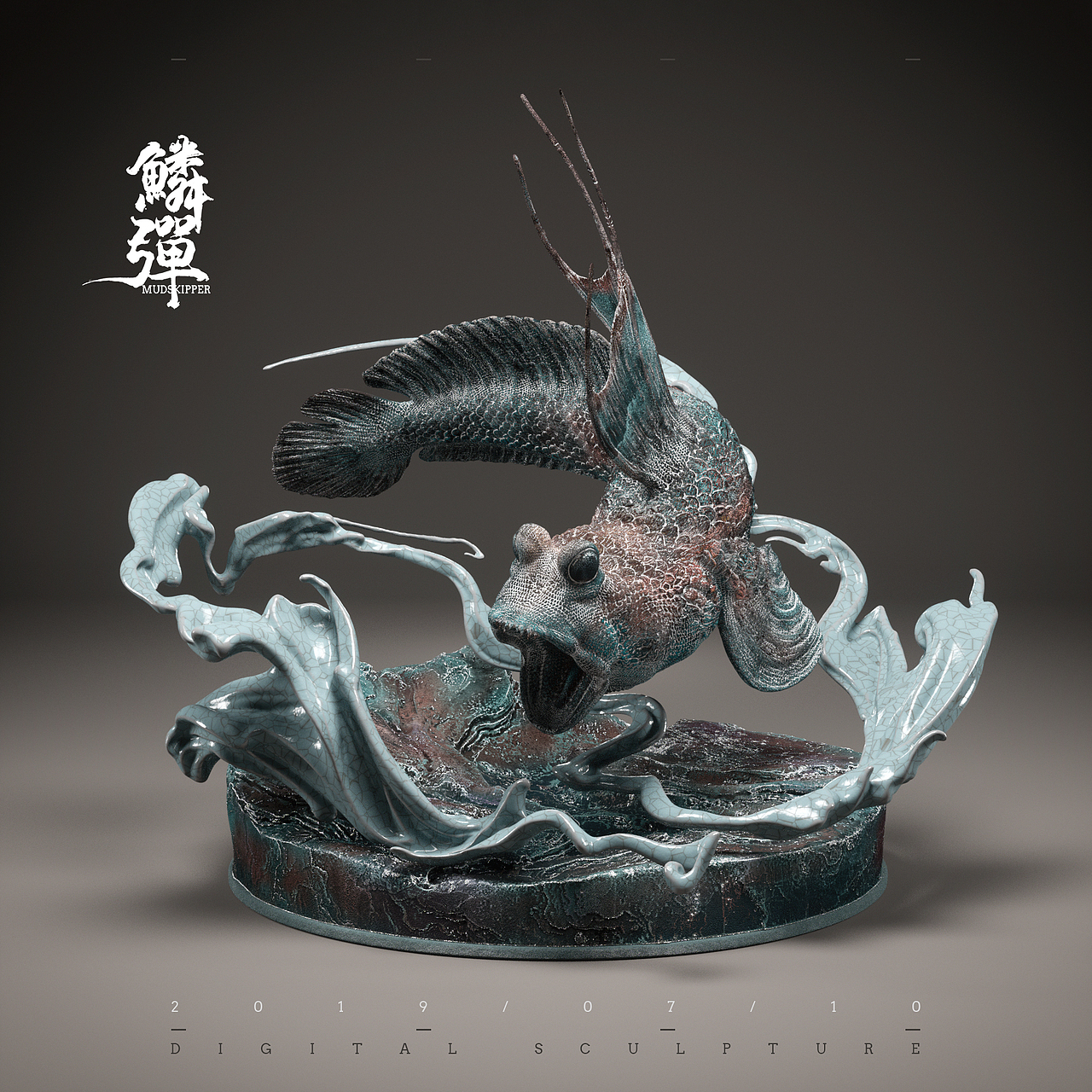 鳞弹丨原创模型雕刻（图ZMTY2NTY5MzQ0） - 人物/生物 - 站酷设计师zeyi泽亿原创素材 - 站酷ZCOOL