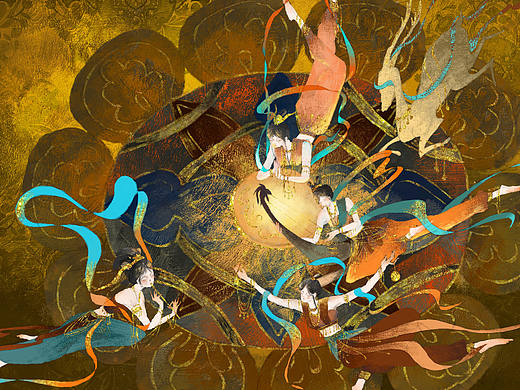 敦煌（个人主页-ZNTU2MTU2OTI=） - 商业插画 - 站酷设计师弗酉原创素材 - 站酷ZCOOL