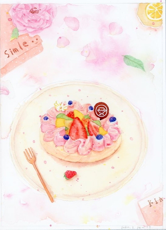 水彩美食～❤