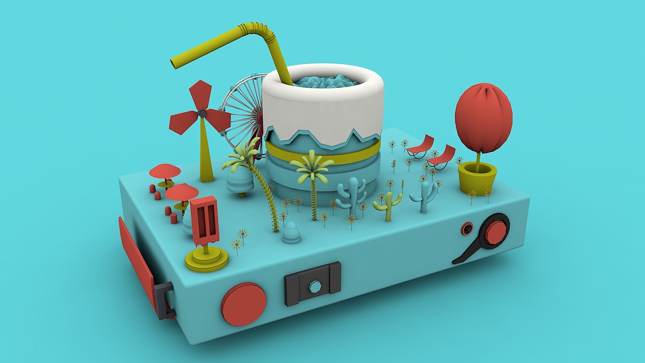 C4D临摹练习作品（图ZMjYyOTA0ODcy） - 产品 - 站酷设计师color00000原创素材 - 站酷ZCOOL
