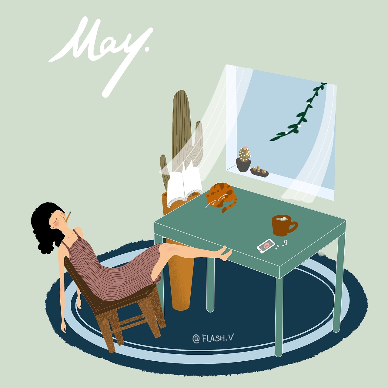 四宫格插画小故事