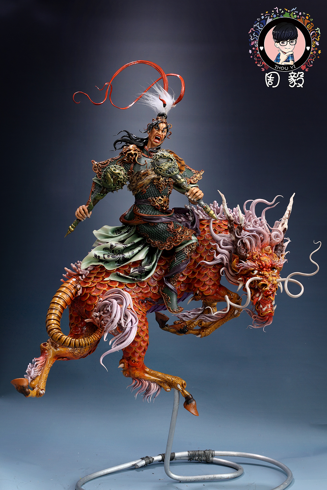 周毅面塑——美食美图之_李元霸——原来蒸熟后的面团也可以气拔山河（图ZMjMyMzMyNTI=） - 手办/模玩 - 站酷设计师糖王周毅原创素材 - 站酷ZCOOL