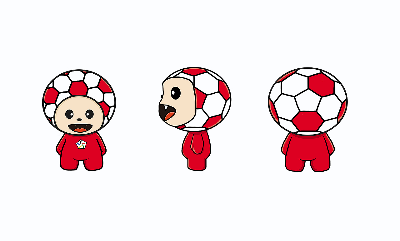 侧,背吉祥物的表情及动作2原创作品平面ip形象华润万象生活ip设计--小