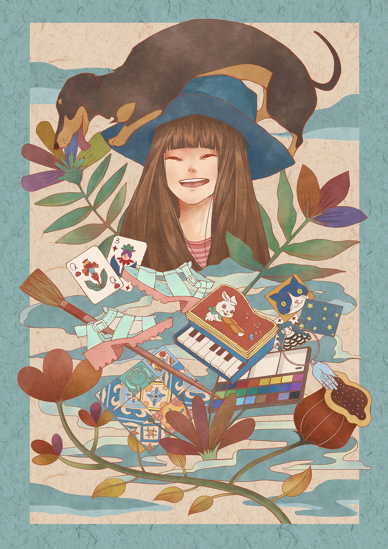 《Little Thing》（恋物）（图ZMTEzNjg5MzU2） - 艺术插画 - 站酷设计师桔芊原创素材 - 站酷ZCOOL