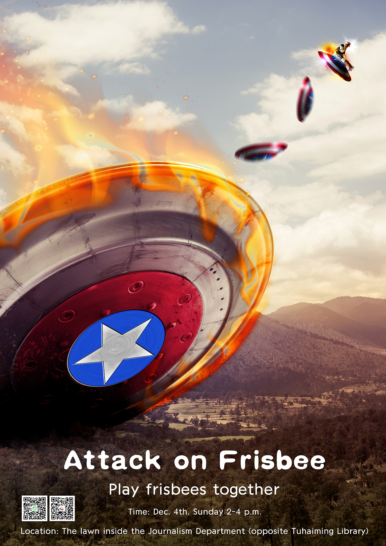 attack on frisbee