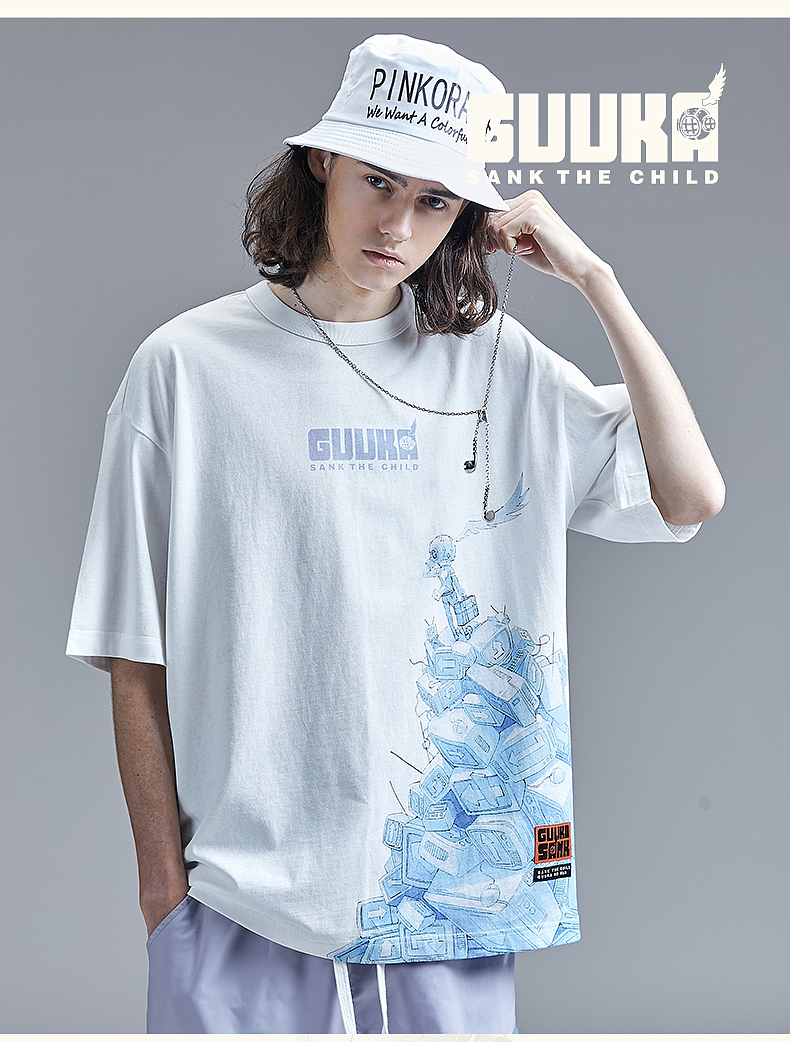 Sank Toys×GUUKA联名夏季服装。这个夏季我要你好看！（图ZMTU3NTQ1NTQ4） - 休闲/流行服饰 - 站酷设计师宅仔原创素材 - 站酷ZCOOL