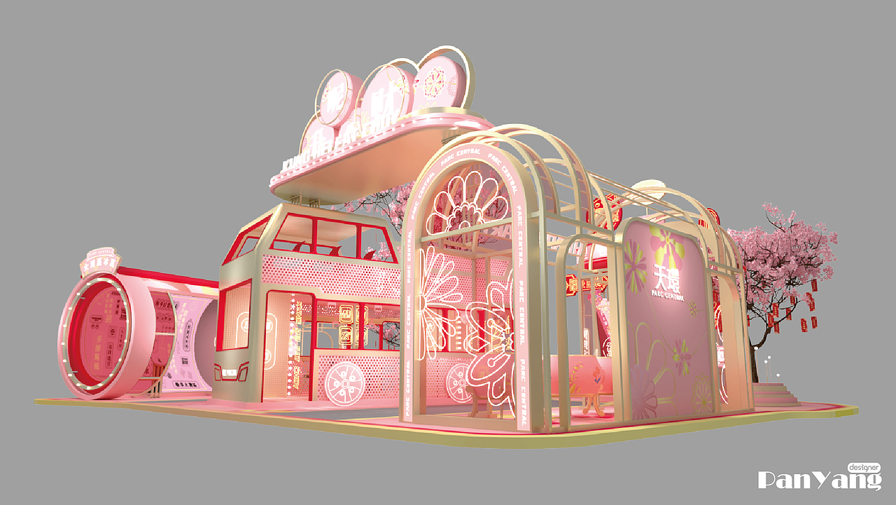 型聚潮乐 喜粤新春 | 新年商业美陈（图ZMjg3NTY2NzA0） - 展陈设计 - 站酷设计师PanYang丶原创素材 - 站酷ZCOOL