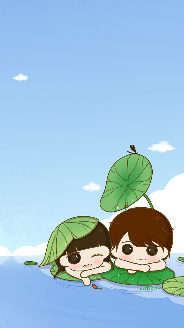 幸福感|插画|商业插画|小希与阿树 - 原创作品 - 站酷 (zcool)