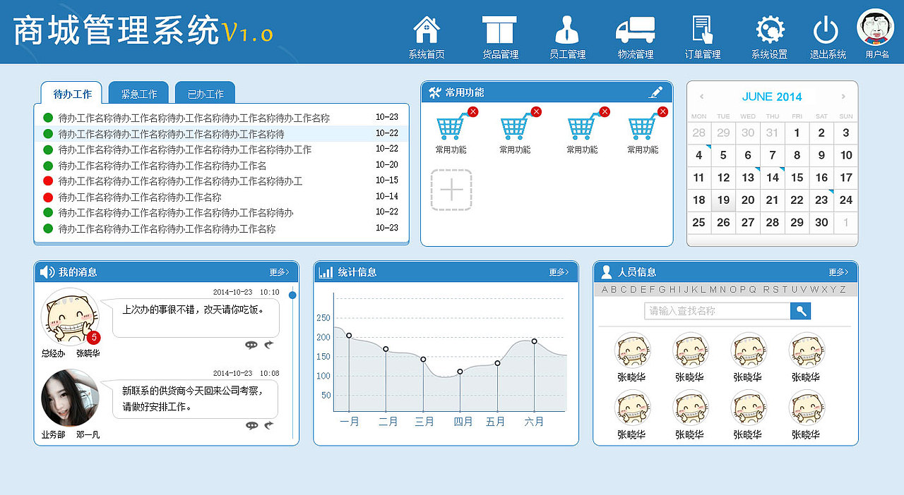 商城后台软件界面，偏管理数据类（图ZNjYxODQ1NDQ=） - 软件界面 - 站酷设计师人生路坎坷原创素材 - 站酷ZCOOL