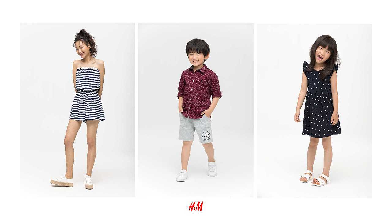 H&M平面模特拍摄