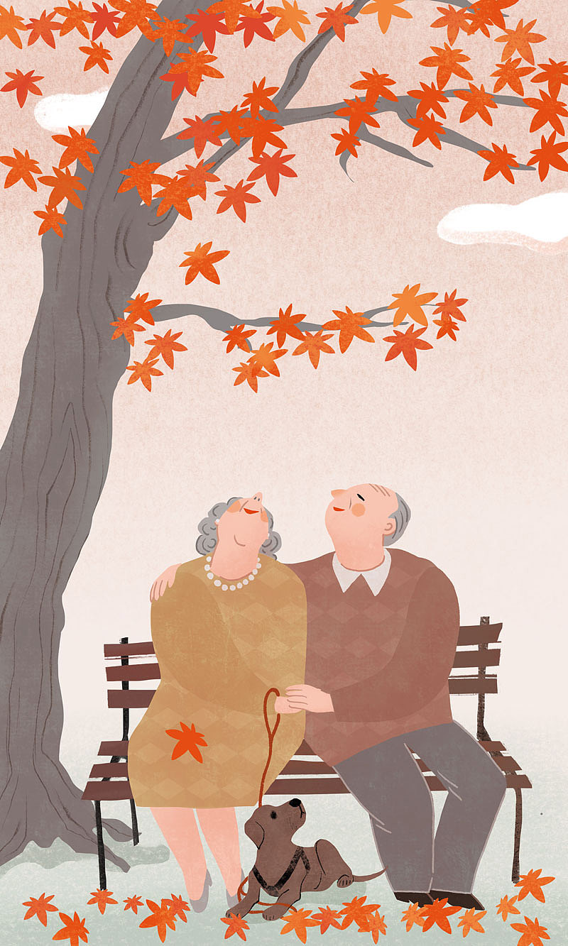 秋天是个疯狂撸图的季节（图ZMTg3MTUyMzE2） - 商业插画 - 站酷设计师鸦科大佬原创素材 - 站酷ZCOOL