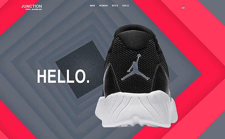 banner版式是采用的居中排版。