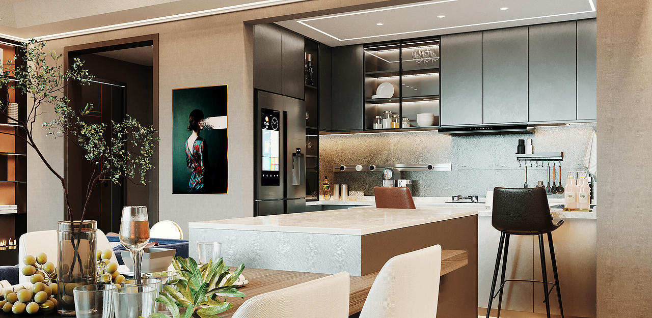 小羊绘图  阴天写实表现