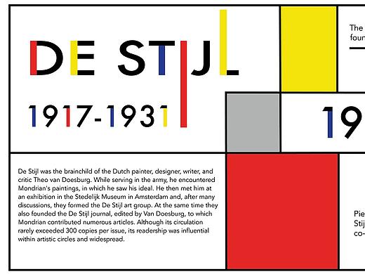 The De Stijl 運(yùn)動(dòng)的信息指南和海報(bào)設(shè)計(jì)（個(gè)人主頁(yè)-ZNTAwNDA0MTI=） - 海報(bào) - 站酷設(shè)計(jì)師周佩馨原創(chuàng)素材 - 站酷ZCOOL