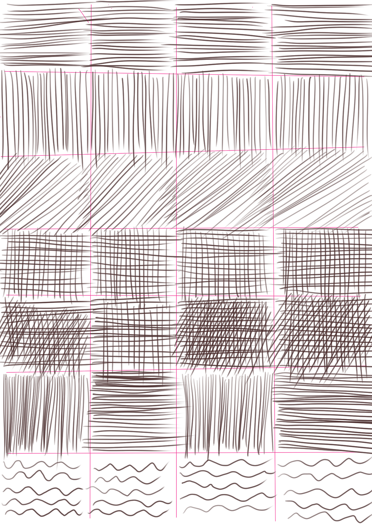 到第二年的学画记录