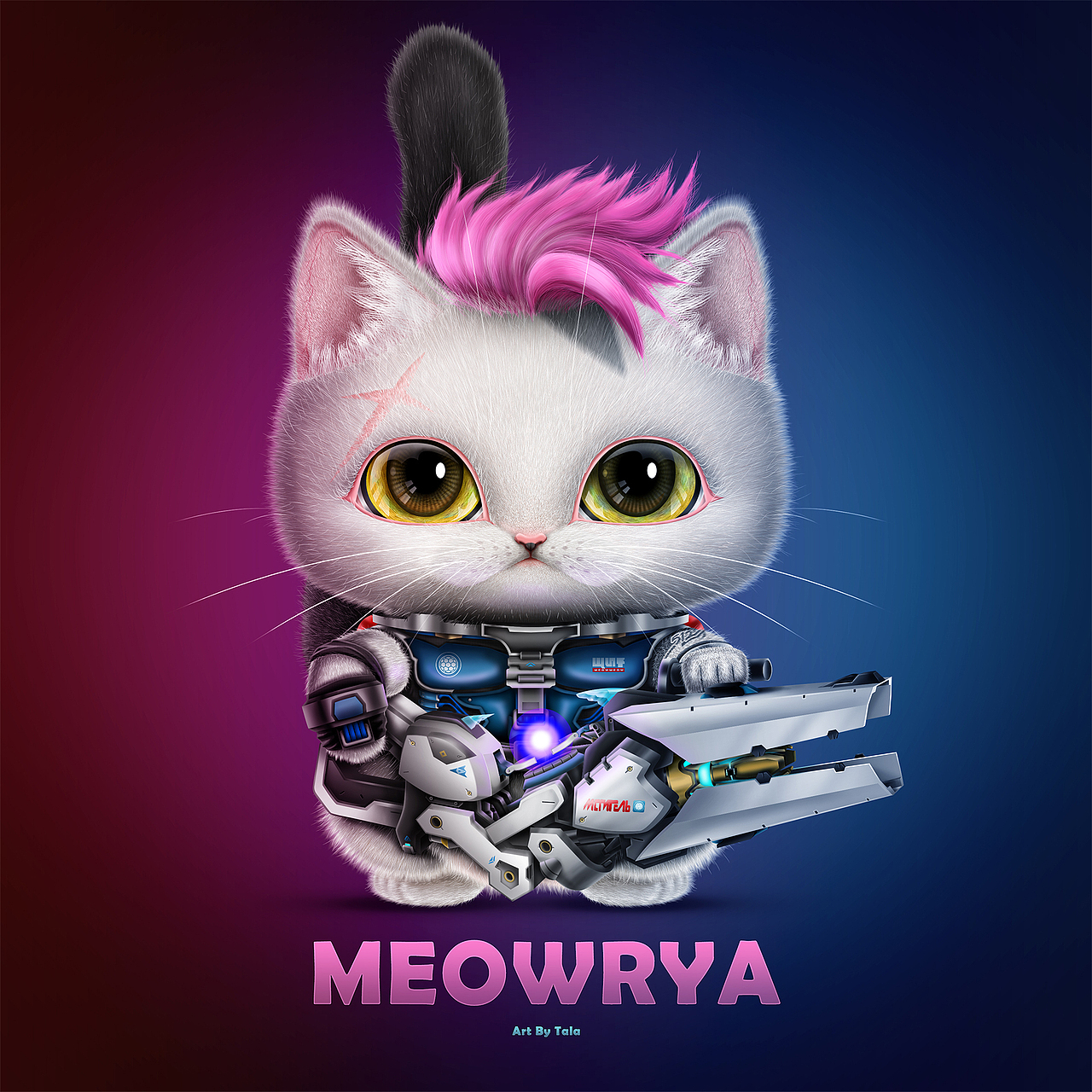 Fanart——Meowdivh & Meowrya（图ZMjI2NDAyMTky） - 创作习作 - 站酷设计师Tala比热熊原创素材 - 站酷ZCOOL