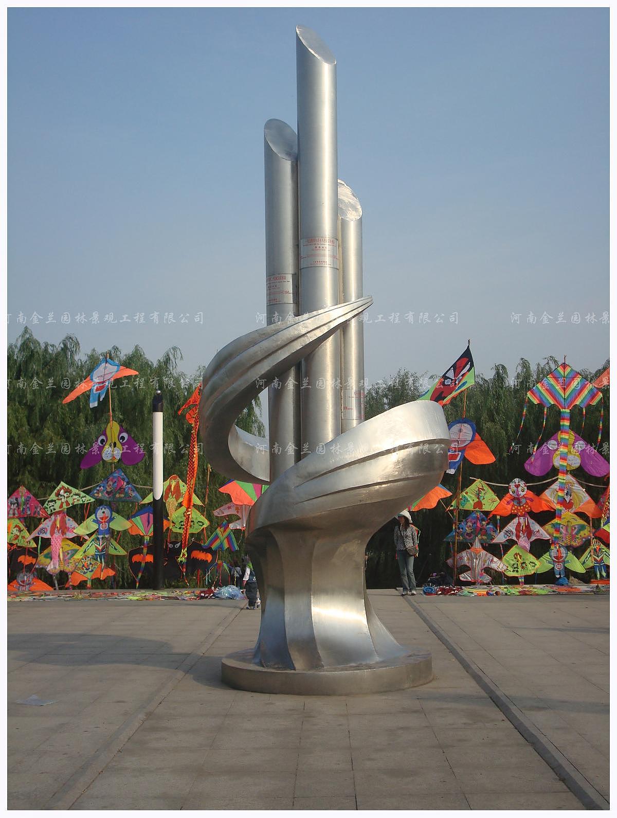 南阳校园不锈钢雕塑建设(图)