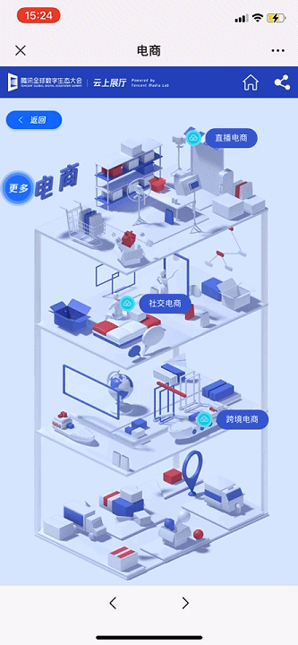 2020腾讯云展厅线上H5（图ZMjI2OTUyNjUy） - 场景 - 站酷设计师可以动画原创素材 - 站酷ZCOOL