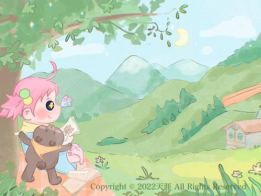 戳一戳，趕跑壞情緒 | 小丫發(fā)芽（個(gè)人主頁(yè)-ZNjMyNTI3NDg=） - 創(chuàng)作習(xí)作 - 站酷設(shè)計(jì)師畫畫滴天涯原創(chuàng)素材 - 站酷ZCOOL