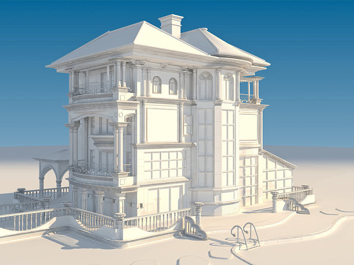 3dsmax 东西方建筑高模专题 - 原创作品 - 站酷(zcool)