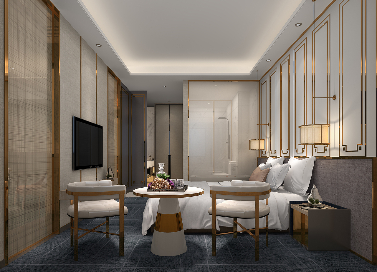 长沙精品酒店设计-岳麓区水晶轩精品酒店设计