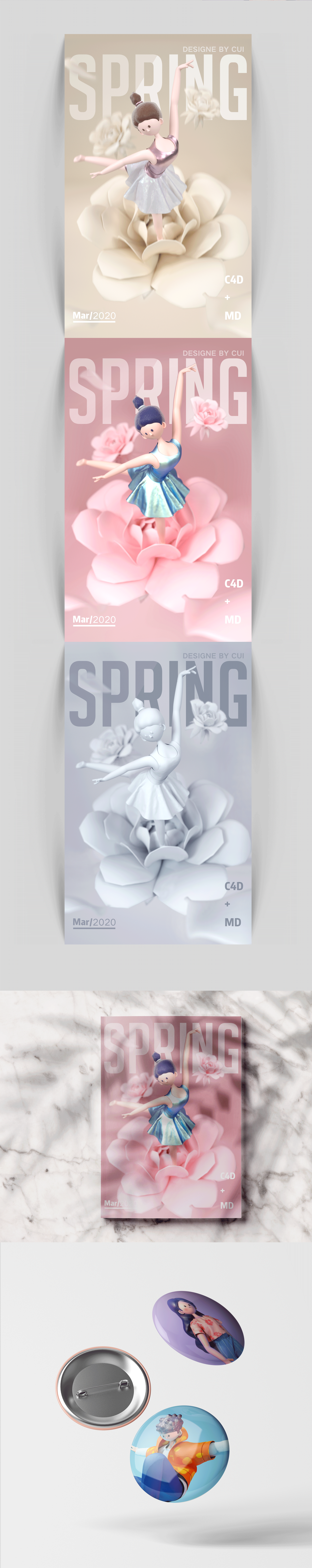 最近沉迷c4d捏人和做衣服（图ZMjA2NTg1NTAw） - 人物/生物 - 站酷设计师一颗皮蛋呀原创素材 - 站酷ZCOOL