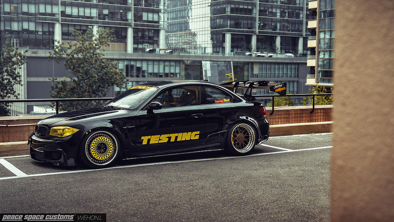 汽车摄影:BMW 1M Black&Yellow / Superfrezh