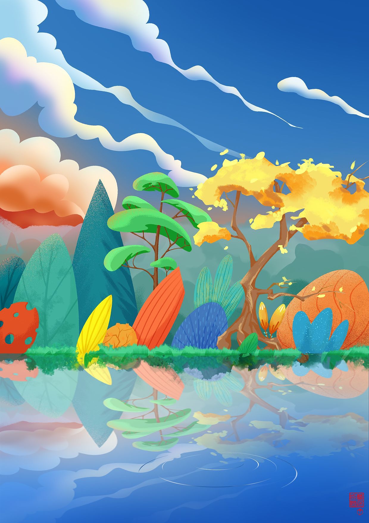 《追寻》——平行（图ZMzMzNDIzNzE2） - 商业插画 - 站酷设计师蓝色的问原创素材 - 站酷ZCOOL